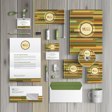 Stationery template design