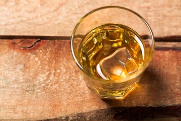 Alcohol, amber, background.