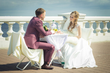 Obraz premium wedding couple