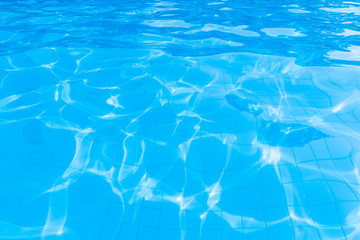 Blue pool water background