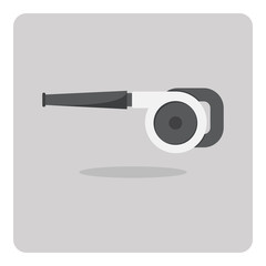 Vector of flat icon, blower on isolated background