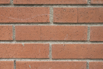 Brick wall pattern texture background in light beige tone