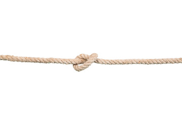 Ship ropes with knot