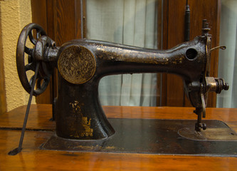 Old sewing machine