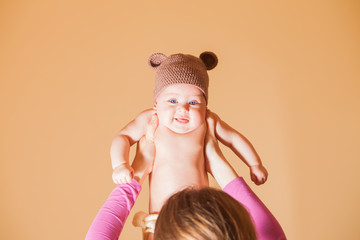 Funny baby bear