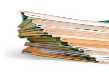 Magazine, Stack, Newspaper.