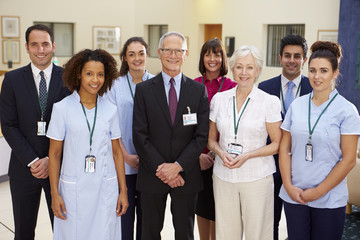 Portrait Of Hospital Medical Team