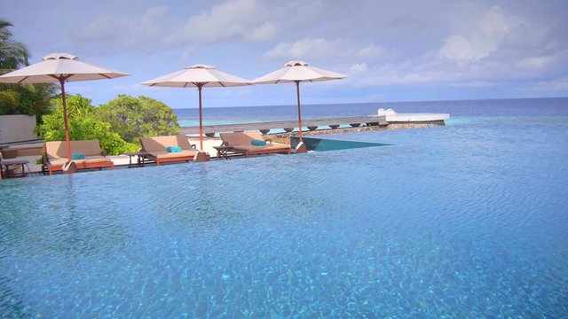 Aerial view of beautiful Maldives
