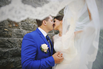 lover wedding couple kissing