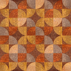 Abstract paneling pattern - different colors - Carpathian Elm wo