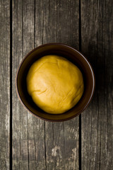 piece of kneaded raw dough