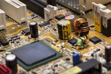 Motherboard, transistor, network.