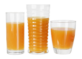 Glasses of Orange Juice
