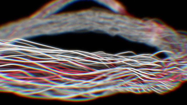 Abstract lines moving, seamless loop

