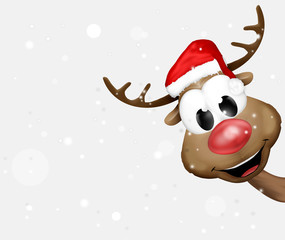 Christmas Reindeer Cartoon