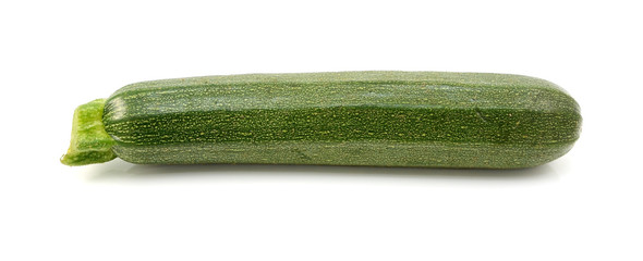 Small green courgette or zucchini