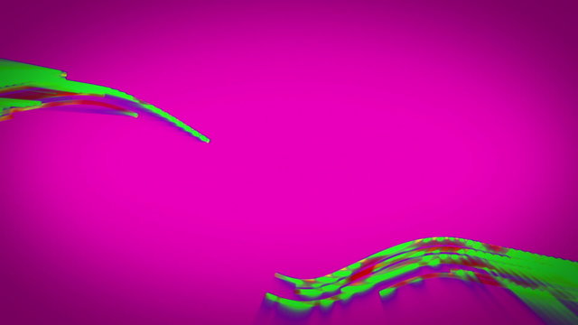 Abstract lines moving, seamless loop
