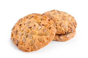 Cookies with nuts and seeds