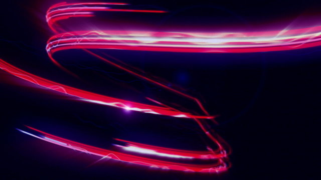 Abstract lines moving, seamless loop

