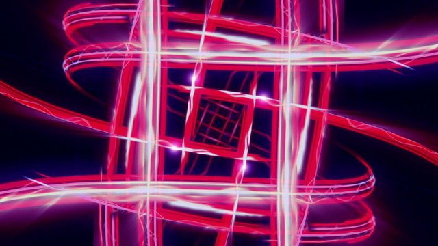 Abstract lines moving, seamless loop
