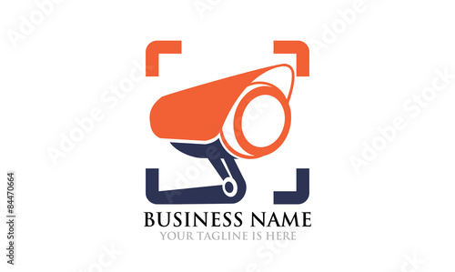 "CCTV Security Camera Logo" Stock image and royalty-free