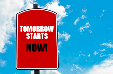 Tomorrow Starts Now