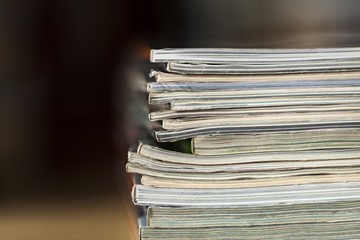 Magazine, Stack, Catalog.