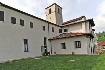 Fototapeta na wymiar Abbazia di Rosazzo - Friuli