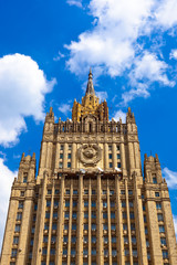 Stalin's famous skyscraper Ministry of Foreign Affairs of Russia