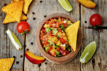 peach salsa