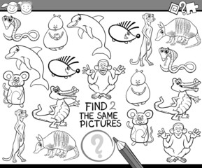 find same pictures game cartoon