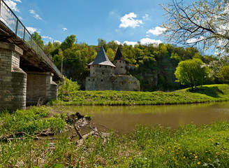 Old castle near river