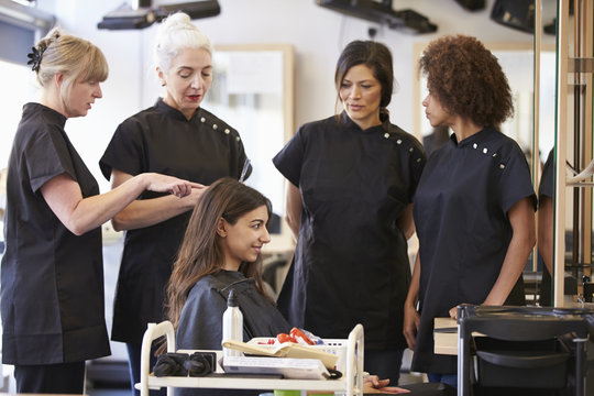 Teacher Training Mature Students In Hairdressing