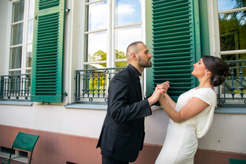 Bride and Groom Marriage Concept