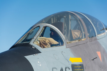 Fototapeta na wymiar Fighter Jet Cockpit