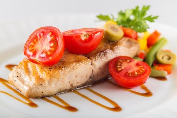 Baked, barbecue, bass.