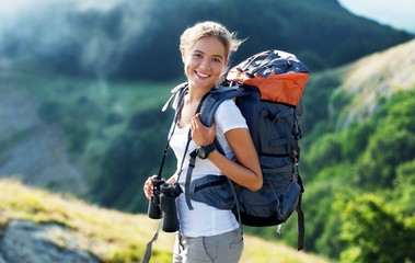 Travel, traveler, backpack.