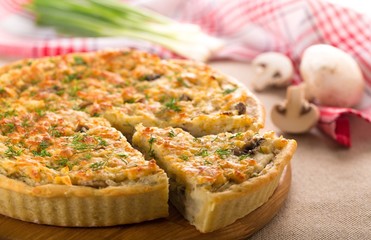 Quiche, Pie, French Culture.