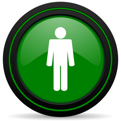 male green icon male gender sign