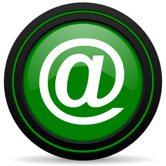 Fototapeta premium email green icon