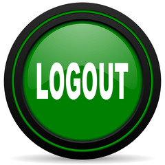 logout green icon