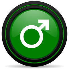 male green icon male gender sign