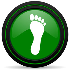 foot green icon