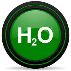 water green icon h2o sign