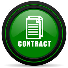 contract green icon