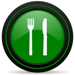 eat green icon restaurant sign