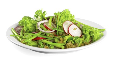 Appetizer, broccoli, cabbage.