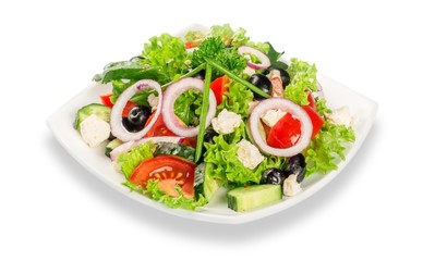 Salad, Greek Salad, Food.