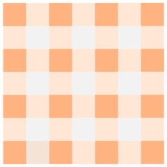 Orange checkered tablecloths pattern