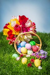 Easter, closeup, sunlight.